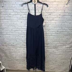 Anthropologie TJ Collection Lace Maxi Dress Size 0